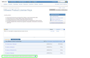 VMware Licensing Portal