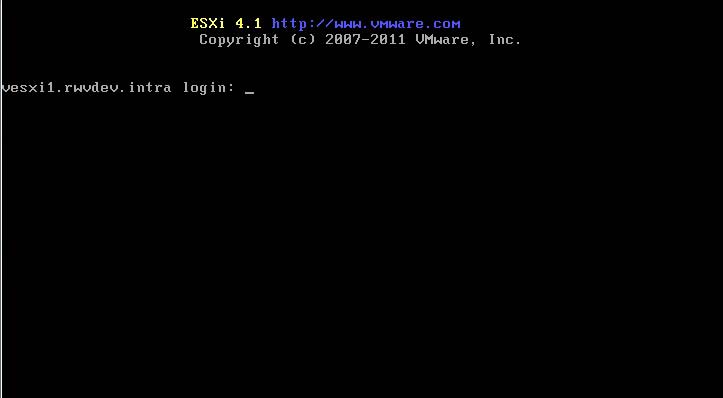 Accessing local tech support mode is less cryptic than previous ESXi versions.